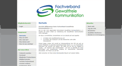 Desktop Screenshot of fachverband-gfk.org